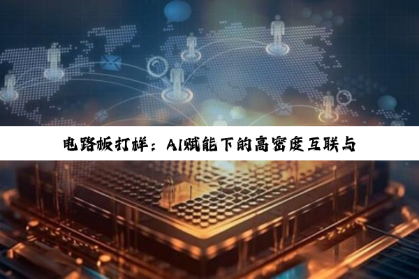 电路板打样：AI赋能下的高密度互联与智能制造新热点